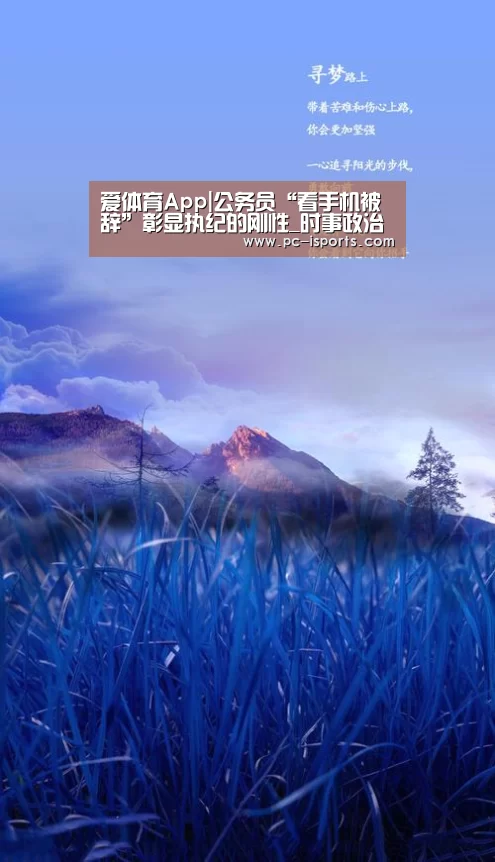 爱体育App|公务员“看手机被辞”彰显执纪的刚性_时事政治_中公教育网(图2) 爱体育App